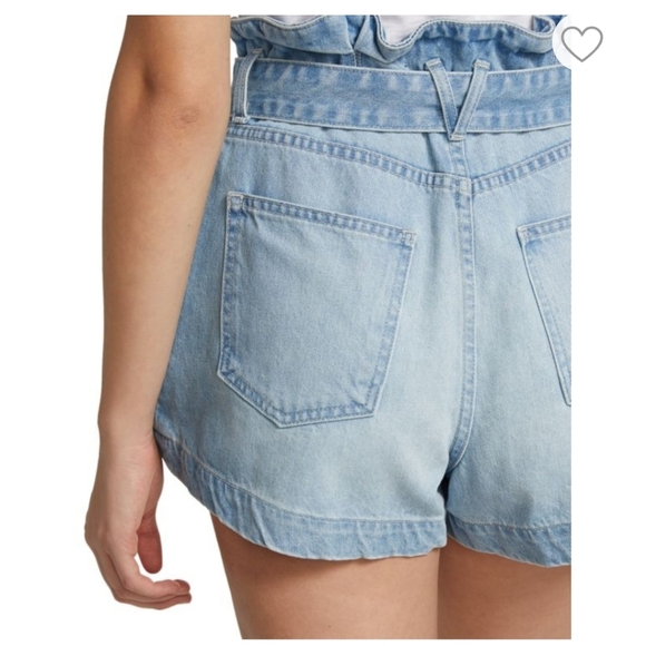 VERONICA BEARD Nori Paperbag Denim Shorts - Picture 3 of 7